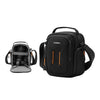 Cwatcun D140 - Bolso bandolera para cámara, resistente a golpes, a prueba de caídas, para exteriores, pequeño, color negro pequeño
