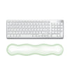 Reposamuñecas de silicona para teclado y ratón, alivia la fatiga de las muñecas. Especificación: grande, verde