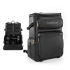 Cwatcun D141 - Bolso de hombro para dron, gran capacidad, multifuncional, resistente al agua, para cámara réflex de fotografía (negro, extragrande)
