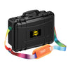 DEVASO Estuche rígido de almacenamiento resistente al agua IP67 para Switch/OLED, color negro + correa para el hombro
