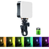 Lámpara de relleno con clip para videoconferencia PTZ, cámara de teléfono móvil, fotografía, especificación: luz RGB recargable