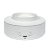 Mesa giratoria de 360 grados con disco eléctrico inteligente para grabación de vídeo en directo (blanca)