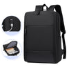 Mochila para portátil de gran capacidad, resistente al agua, para viajes de negocios (negra)