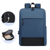 Mochila para portátil de gran capacidad, resistente al agua, para viajes de negocios (azul)