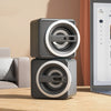 Minialtavoces con cable para computadora de escritorio K1, altavoz subwoofer USB, color: edición ligera, negro