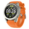 Reloj inteligente deportivo para exteriores con pantalla AMOLED Ultra HD de 1,43 pulgadas y Bluetooth parlante (naranja)