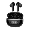 Audífono Bluetooth de 64 canales con compartimento de carga digital (negro)