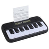 Piano electrónico multifunción para niños, juguete educativo de aprendizaje temprano con música, regalo para niños y niñas (negro)