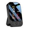 Detector de monóxido de carbono portátil multifuncional 3 en 1 (negro)