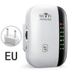 Repetidor WIFI inalámbrico de 300 Mbps, amplificador de señal de ruta de 2,4 G, versión de 7 luces, especificación: enchufe de la UE