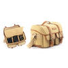 Bolso bandolera de lona para cámara vintage grande Cwatcun D146