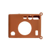 Estuche protector suave y resistente al desgaste para Fujifilm Instax Mini EVO, color marrón