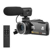 Cámara de vídeo digital 4K con pantalla táctil IPS de 3 pulgadas, 56 MP, zoom digital de 18X, videocámara WiFi, especificaciones: juego 1