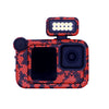 Pegatinas protectoras para el cuerpo de la cámara GOPro HERO13 Black, estilo: 17 Snake Scale Red