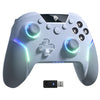 Controlador RGB inalámbrico mejorado EasySMX X20 para PC/NS/TV/teléfono/computadora portátil (blanco)