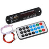 Módulo receptor de audio MP3 Bluetooth 5.0 de 12 V para coche, placa base con radio FM, decodificador de audio sin pérdida