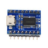 Módulo de voz JQ6500 Módulo MP3 MCU Control serial Anuncio 1 a 1 Control de 5 vías IC de música