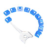 Bloqueo antirrobo con puerto RJ45, tapón antipolvo extraíble (azul, 10 tapones + 1 llave)