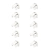 Tapón antipolvo para puerto de red RJ45, cubierta protectora para cable de red de enrutador (blanco, 10 unidades)