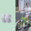 Nailekesi - Equipo de deportes al aire libre para niños, equipo de protección anticaídas, color: rodilleras grises y moradas (M)