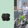 Nailekesi - Equipo de deportes al aire libre para niños, equipo de protección anticaídas, color negro, rodilleras (M)