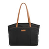 BANGE BG-6803 Bolso de mano para mujer, bolso para computadora portátil digital, bolso de mano de gran capacidad (negro)