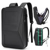 BANGE BG-2956 Mochila rígida expandible para ordenador para hombre (negra)