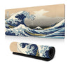 Alfombrilla de ratón para juegos Big Wave de 300 x 800 x 3 mm, de goma antideslizante (n.º 25)