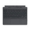 Teclado magnético con Bluetooth para tableta Microsoft Surface Pro 8/9/X, teclado inalámbrico táctil retroiluminado con ranura para lápiz (gris)