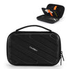 Organizador de accesorios de fotografía Cwatcun D163, carcasa rígida de EVA, resistente a caídas, bolso digital portátil (negro)