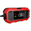 Cargador de batería automático FOXSUR 2A 12V para motocicletas y vehículos todo terreno (enchufe de la UE)