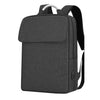 SKV BLB21282 Mochila para ordenador portátil de gran capacidad, ligera, para viajes de negocios y para hombre, con doble hombro (negro)