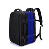 SKV BLB2006 - Bolso de viaje de negocios para hombre, bolso de hombro doble, mochila informal de gran capacidad para ordenador portátil (negro)