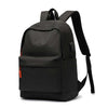 Mochila para portátil de gran capacidad SKV B20537, ligera, con doble hombro, para viajes (negra)