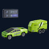 1:64 Mini coche de control remoto de aleación de 2,4 GHz, modelo de coche recargable para niños, color: CO-5501E verde