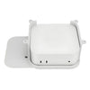 Soporte para escritorio perforado para colgar en la pared con tornillos para Mac Mini M4 (gris)