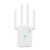 Repetidor inalámbrico Urant U11 de 300 Mbps y 2,4 G, amplificador de señal WiFi, compatible con configuración rápida WPS, enchufe británico, color blanco