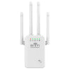 Repetidor inalámbrico Urant U9 300Mbps 2.4G Amplificador de señal WiFi Compatible con configuración rápida WPS Enchufe británico Blanco