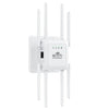 Repetidor inalámbrico U18 de 300 Mbps y 2,4 G, amplificador de señal WiFi con 8 antenas, enchufe europeo, color blanco