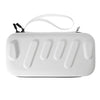 Bolsa de almacenamiento para Nintendo Switch / Switch OLED, portátil, rígida, versión con enchufe estadounidense (blanco)