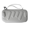 Bolsa de almacenamiento para Nintendo Switch/Switch OLED, portátil, rígida, con enchufe estadounidense (gris)
