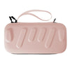 Bolsa de almacenamiento para Nintendo Switch/Switch OLED, portátil, rígida, con enchufe europeo (rosa)