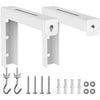Soporte de techo para pantalla de proyector universal, soporte ajustable en forma de L para pared (blanco)
