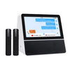 Traductor de voz inteligente empresarial X7 de 7 pulgadas con pantalla táctil HD de doble pantalla de 2,4/5,0 G, color: negro y blanco