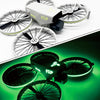 Pegatinas luminosas para el fuselaje del dron DJI Flip CQT (verde)