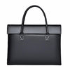 Bolso para computadora portátil de 14 pulgadas, liviano, maletín de mano simple para negocios (negro)