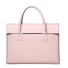 Bolso para computadora portátil de 14 pulgadas, liviano, maletín de mano simple para negocios (rosa)