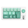 Teclado mecánico para juegos con cable personalizado con retroiluminación RGB y joystick K810 con intercambio en caliente y macro (verde)