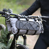 Rhinowalk RK9300 - Bolsa delantera para bicicleta de gran capacidad, resistente al agua, para exteriores, para colgarla (gris)