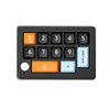 Teclado mecánico para juegos con retroiluminación RGB macrodefinida e intercambiable en caliente con tres modos inalámbricos MKESPN W908 (negro)